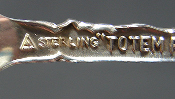 CHIEF SEATTLE / TOTEM POLE Washington Sterling Spoon  