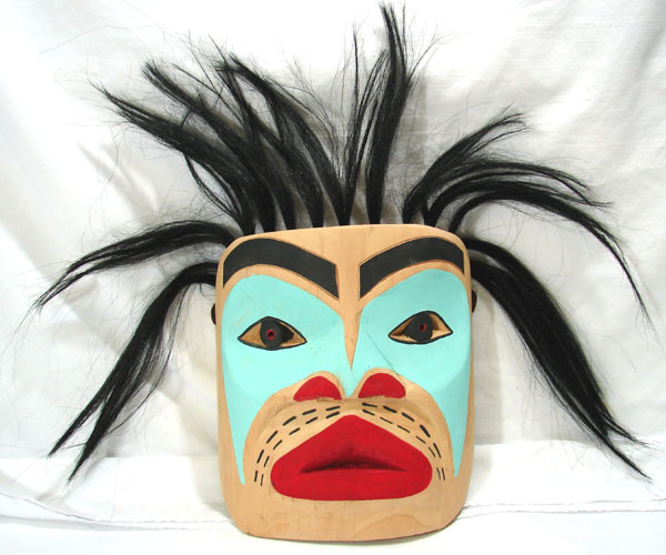 Northwest Coast Native WARRIOR MASK Betty Joe SALISH  