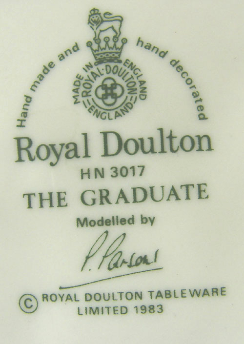 Royal Doulton THE GRADUATE Figurine HN 3017, Graduation  