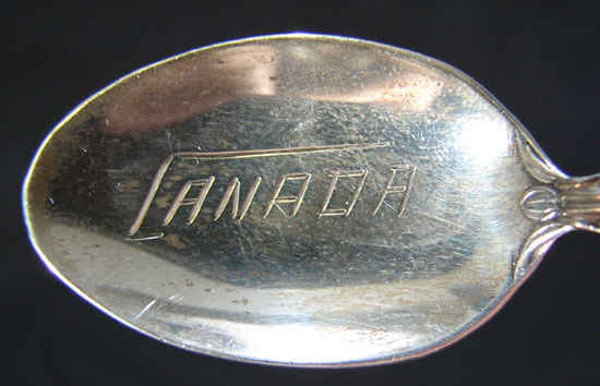 AMBASSADOR BRIDGE Windsor Ontario Sterling Silver Spoon  